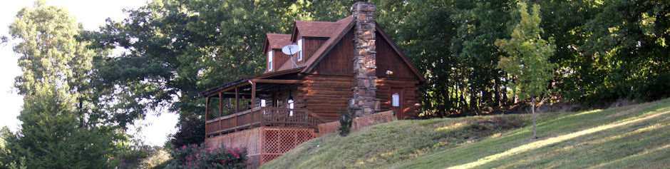 Eureka Springs Log Cabin - Mountain View