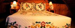 Eureka Springs Arkansas Cabins - Queen Whirlpool Tub Suite