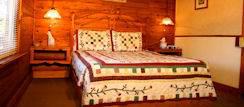 Eureka Springs Arkansas Cabins - Master Suite