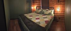 Eureka Springs Cabins - King Bedroom